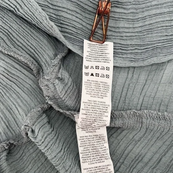 Primark Green Mini Sleeveless Swing Dress Size 10 Women’s - Picture 6 of 6